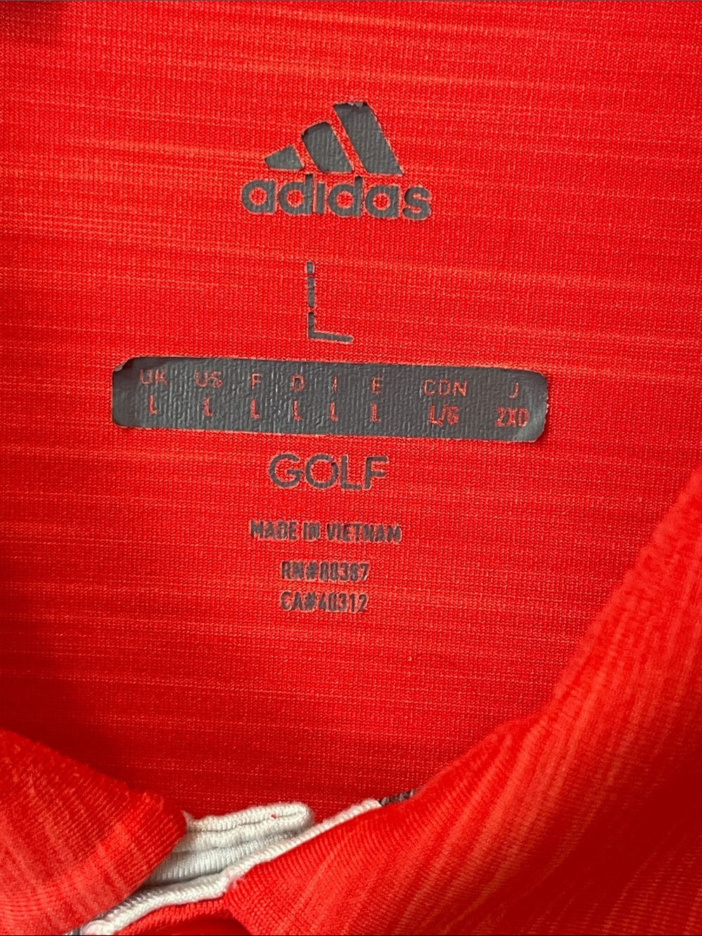 Adidas Golf Mens Polo Shirts Lot of 2 Performance Climalite Large - Picture 8 of 16
